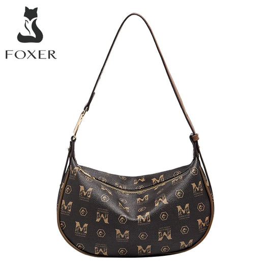 FOXER PVC Leather Women's Shoulder Bag