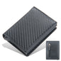 Magnetic RFID Blocking Credit Card Holder Men Wallets Anti Theft Aluminum Metal Pu Leather Small Pop Up Wallet Cardholder Case