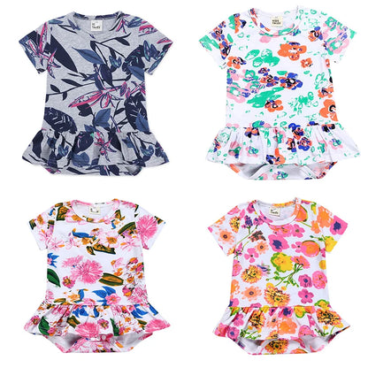 Kids Tales Blossom Belle Cotton-Blend Baby Girl Romper