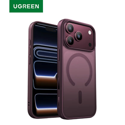UGREEN Claret Magnetic Case for iPhone 18, 17, Pro Max Case
