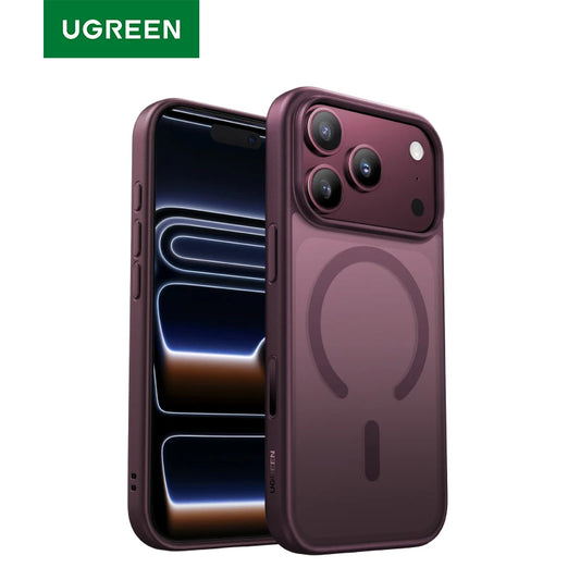 UGREEN Claret Magnetic Case for iPhone 18, 17, Pro Max Case