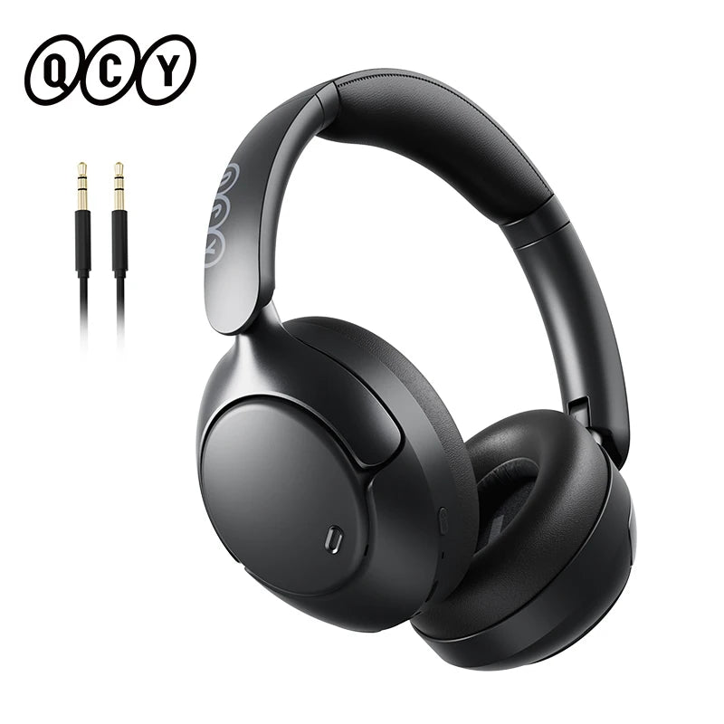 QCY H3 PRO ANC Bluetooth Headphones with 50dB Active Noise Cancelling and 55H Playtime - ShopHub