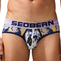 SEOBEAN Men's Printed Briefs Comfortable Breathable Underwear - ShopHub