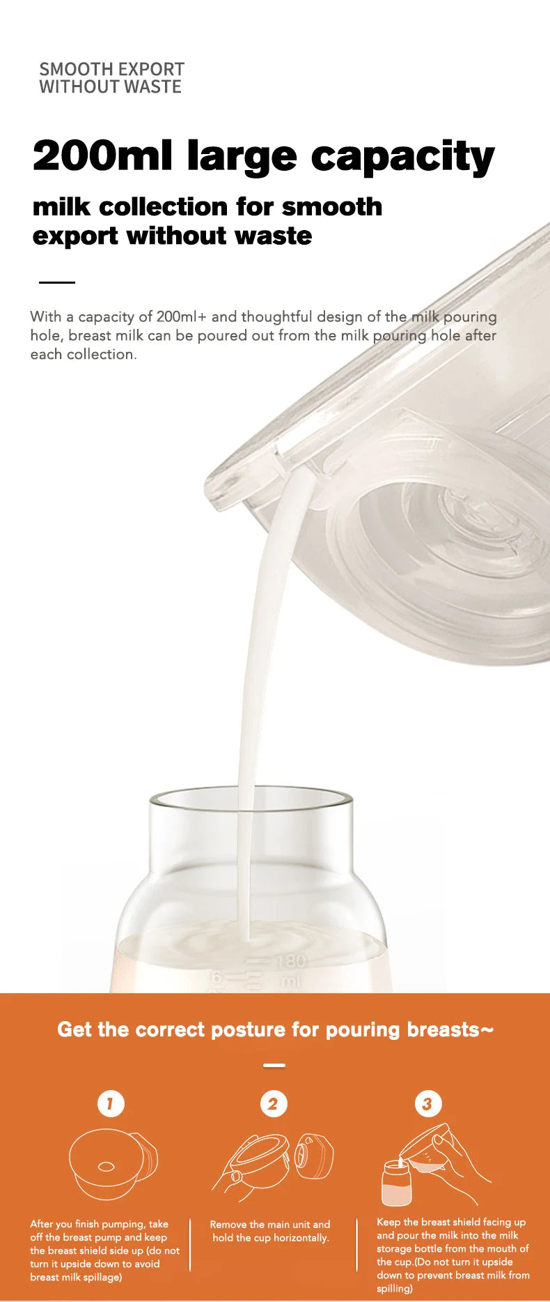 MAMIJOY Portable Double-sided Wearable Smart Breast Pump