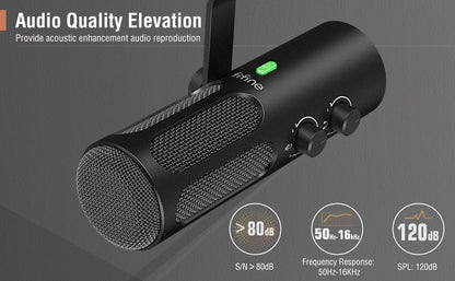 Elevate Your Sound with the High-Quality Dynamic Microphone: FIFINE Tank3 USB/XLR