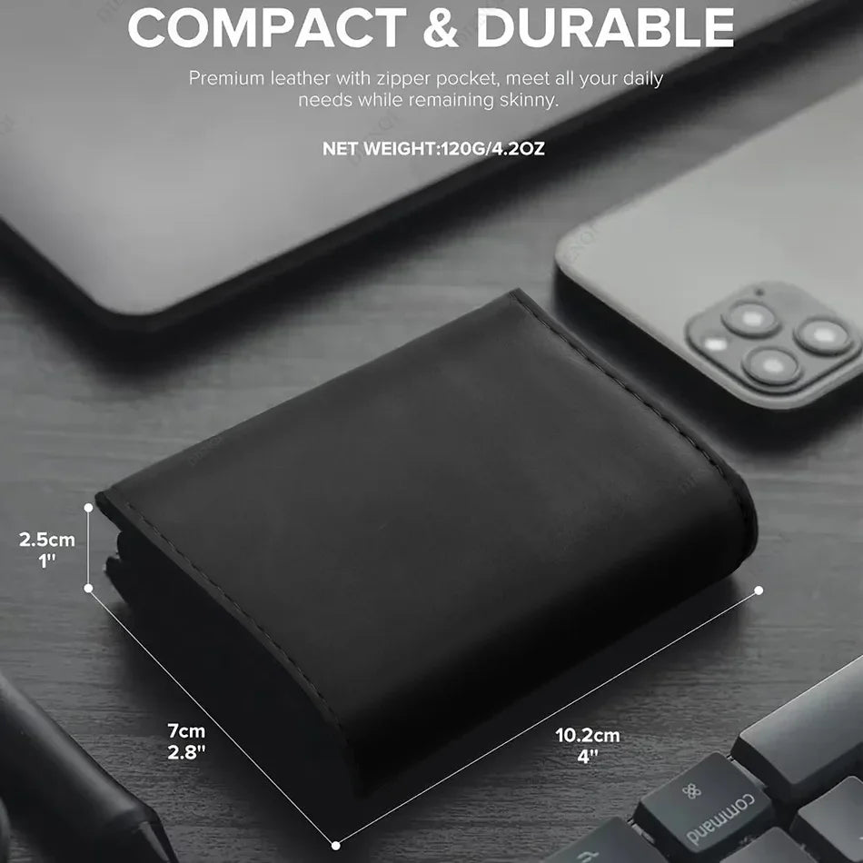 Rfid Credit Card Holder Mens Wallet Luxury Brand Bank Cardholder Cass Carbon Fiber Minimalist Walet Purse Smart Wallets for Men