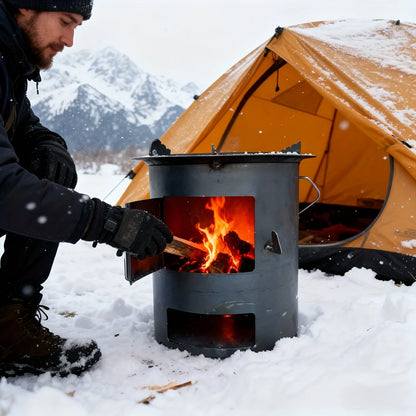 Portable Outdoor Fire Pit Stove - ShopHub