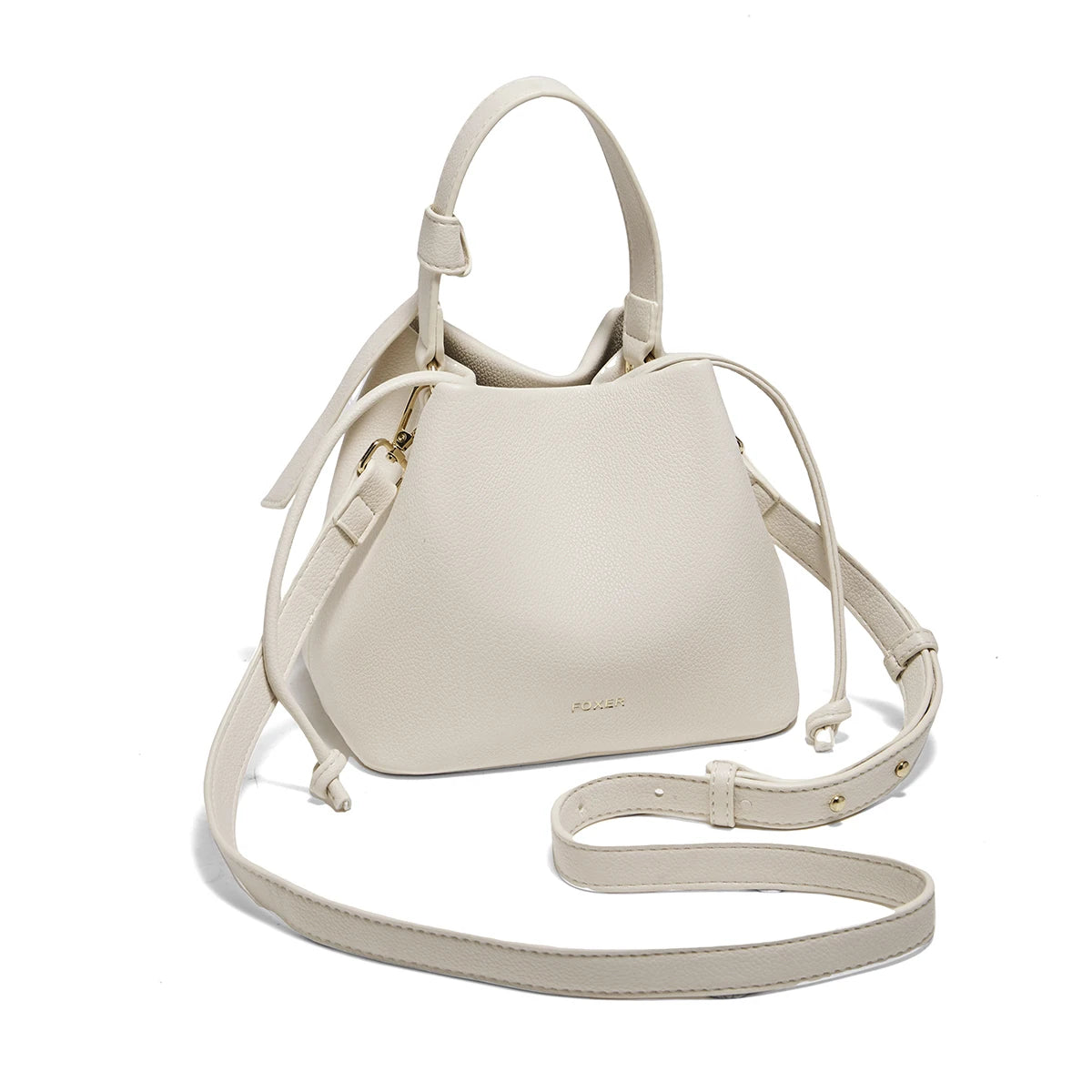FOXER Brand Women's Top-handle Bucket Bag  2026 New Trendy Hot Selling Fashion Versatile Female Shoulder Crossbody Bag Purse