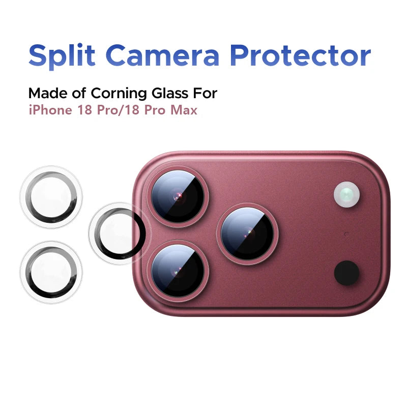 UGREEN Camera Lens Protector for iPhone 18, 17, 16, 15, Pro Max
