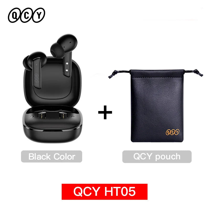 QCY HT05 ANC Wireless Earbuds - TWS Bluetooth 5.2 with 40dB Active Noise Cancellation and In-Ear Mics - ShopHub