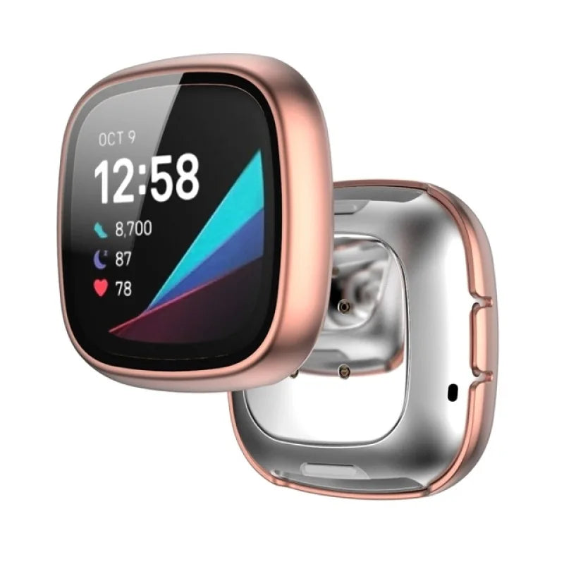 Tempered Glass Case Cover for the Fitbit Versa 3 Habicare