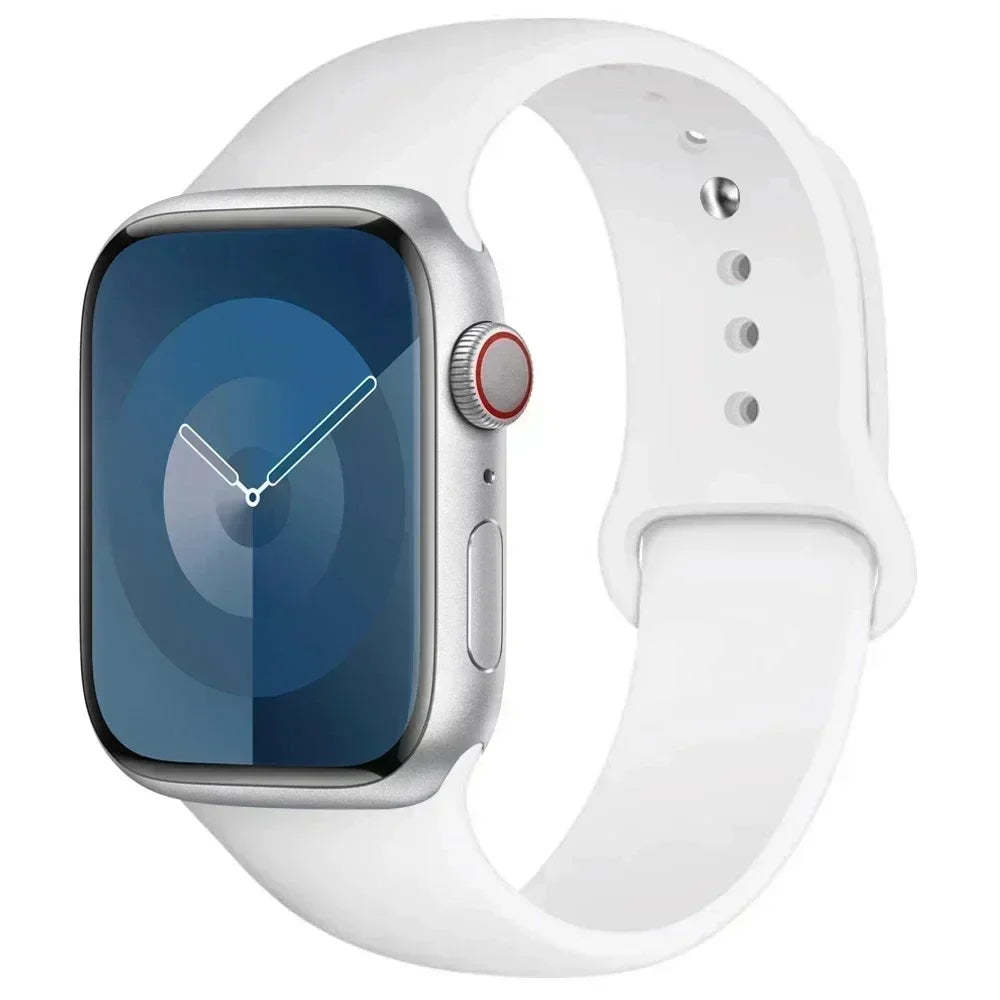 Silicone Sport Band for Apple Watch Series (42mm - 49mm)(available in 45 colours) Habicare
