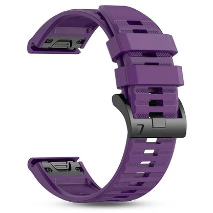 Quickfit Silicone Strap for the Garmin Watch Series (available of various range of models and 46 colours) Habicare