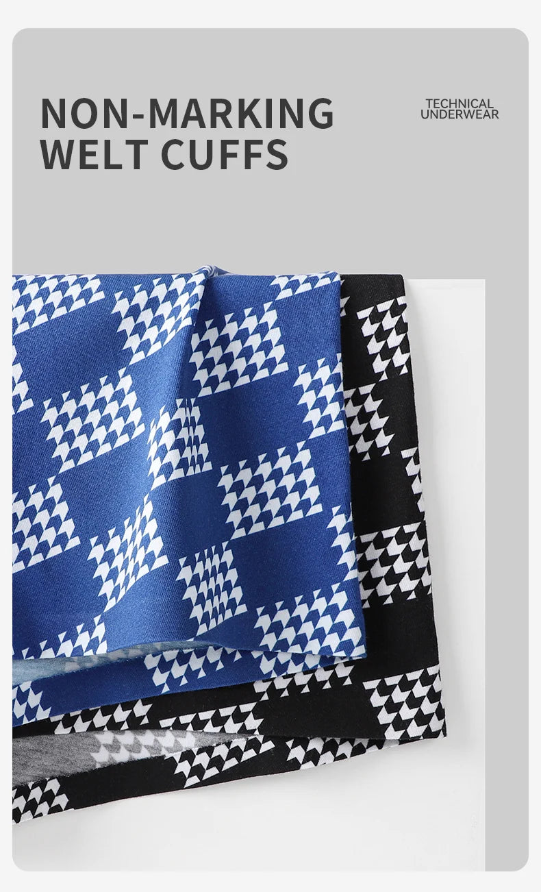 MiiOW Men's Antibacterial Boxer Shorts - 3Pcs Modal Cotton Underwear - ShopHub
