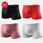 MiiOW 4Pcs Men's Breathable Cotton Underwear with Graphene Antibacterial Technology - Comfortable U Convex Bag Crotch Boxers - ShopHub