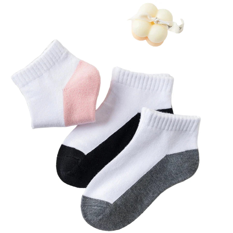 5 Pairs of Cotton Socks – For Boys & Girls (1–12 Years) Habicare