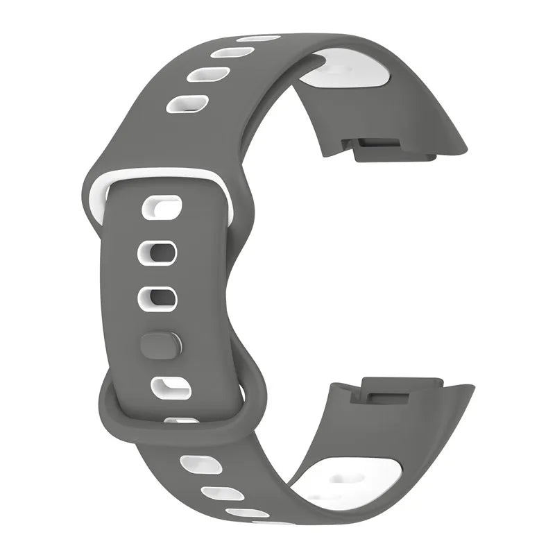 Rubber Sport Strap for the Fitbit Charge 5/6 Series (available in 21 colours) Habicare