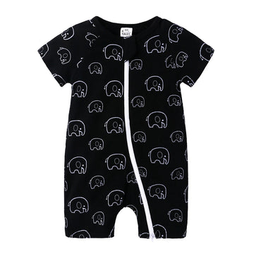 Kids Tales Sunshine Stories Cotton-Blend Printed Romper