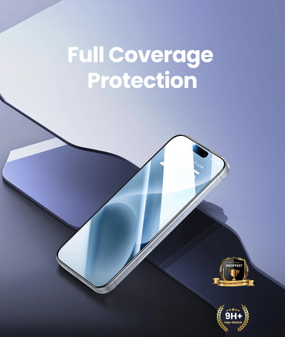 UGREEN 9D Full Cover Tempered Glass Screen Protector for iPhone 17 Pro Max