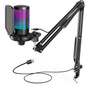 FIFINE USB Gaming Microphone Kit - Elevate Your Streaming Experience with Crystal Clear Sound
