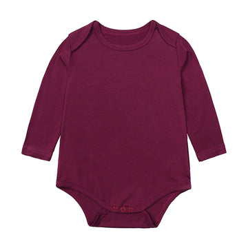 Kids Tales Little Calm Bamboo-Blend Long-Sleeve Baby Romper