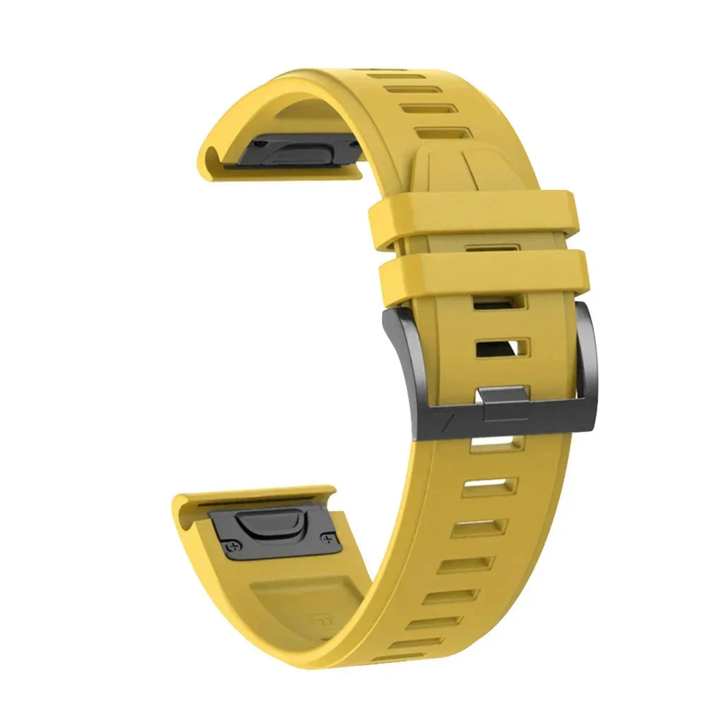 QuickFit Silicone Strap for the Garmin Flagship Models (2 sizes & 46 colours available) Habicare