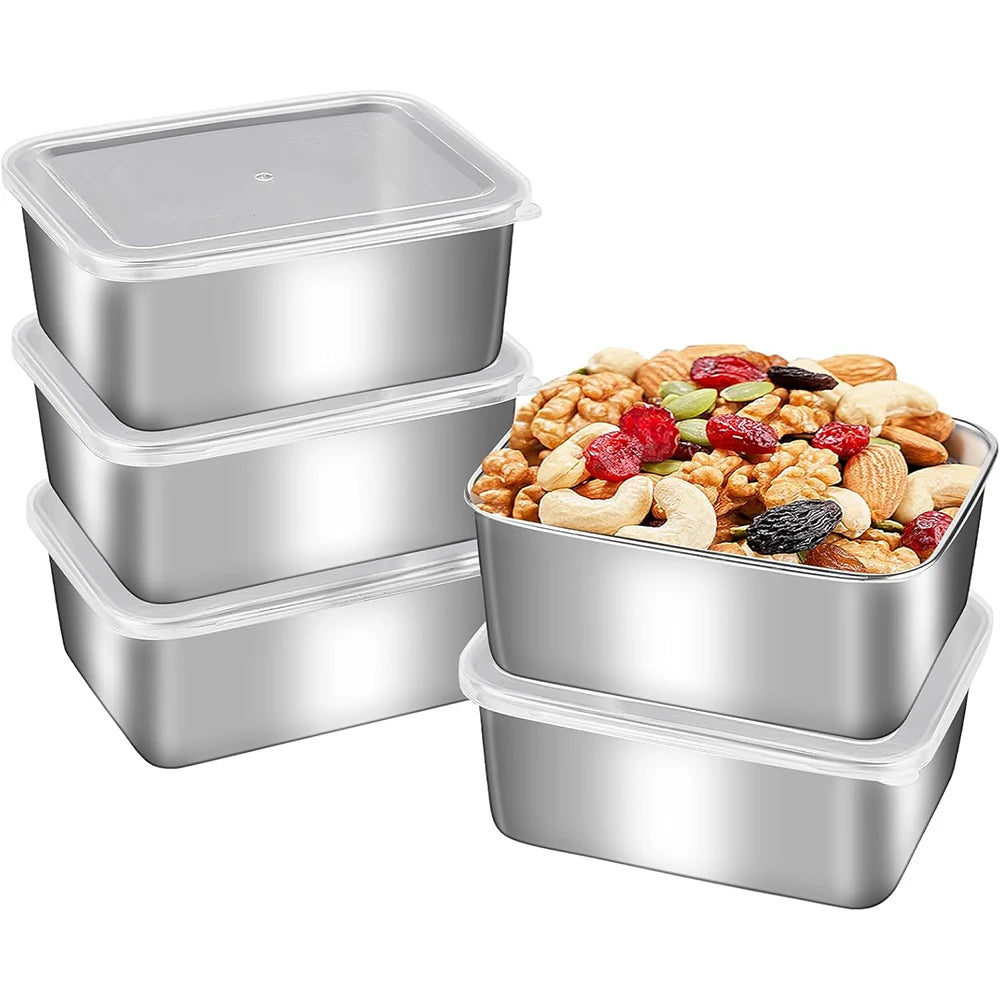 Stainless Steel Food Storage Container with Lid - ShopHub