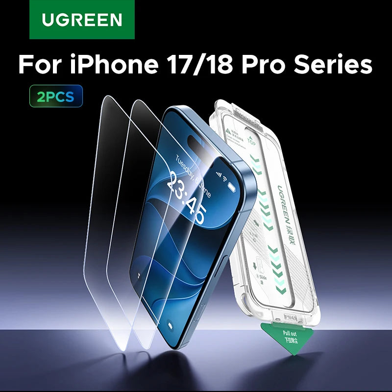 UGREEN Dust-free Screen Protector – Premium Protection for iPhone 18, 17, & Pro Max