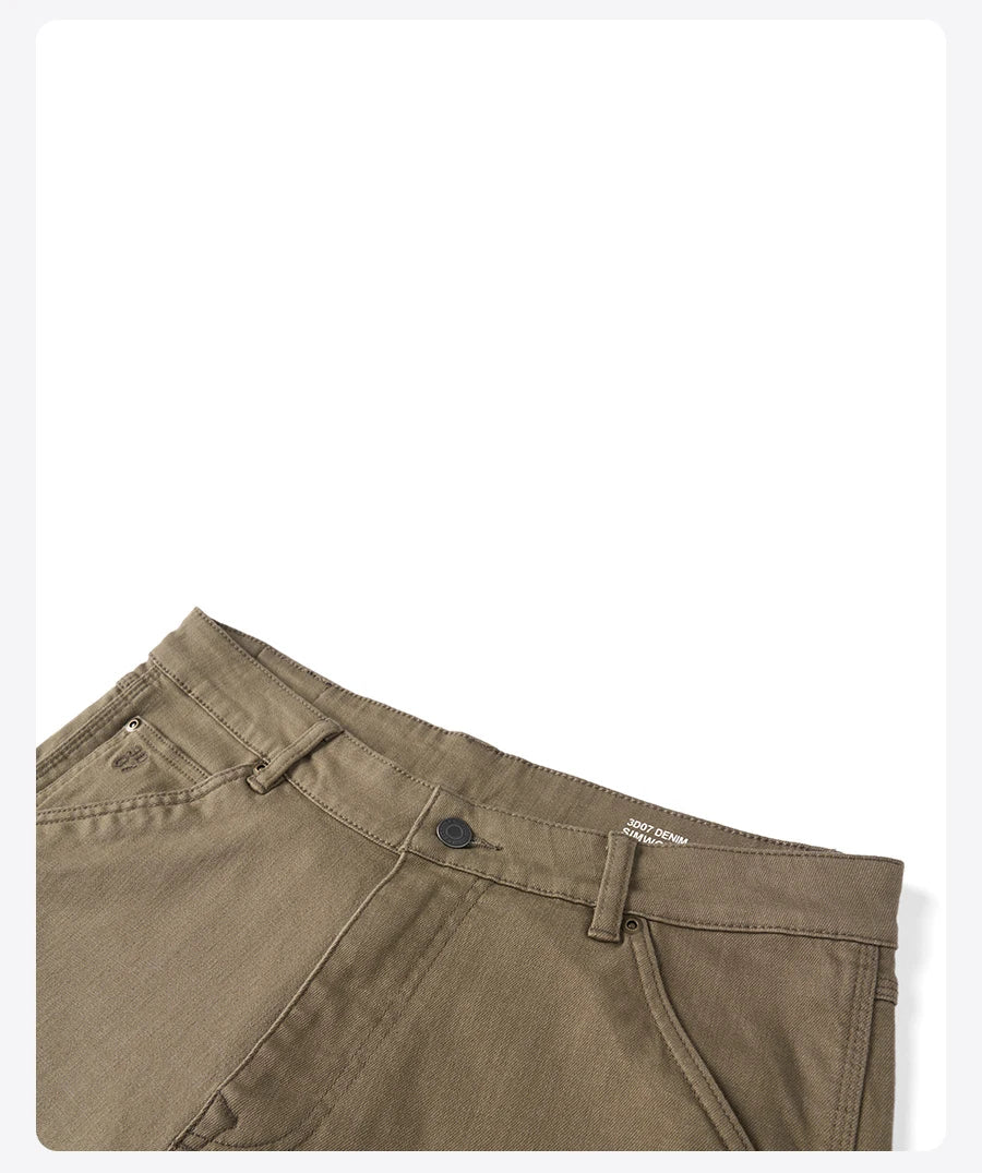 SIMWOOD 10oz Draping Motorcycle Riding Jeans