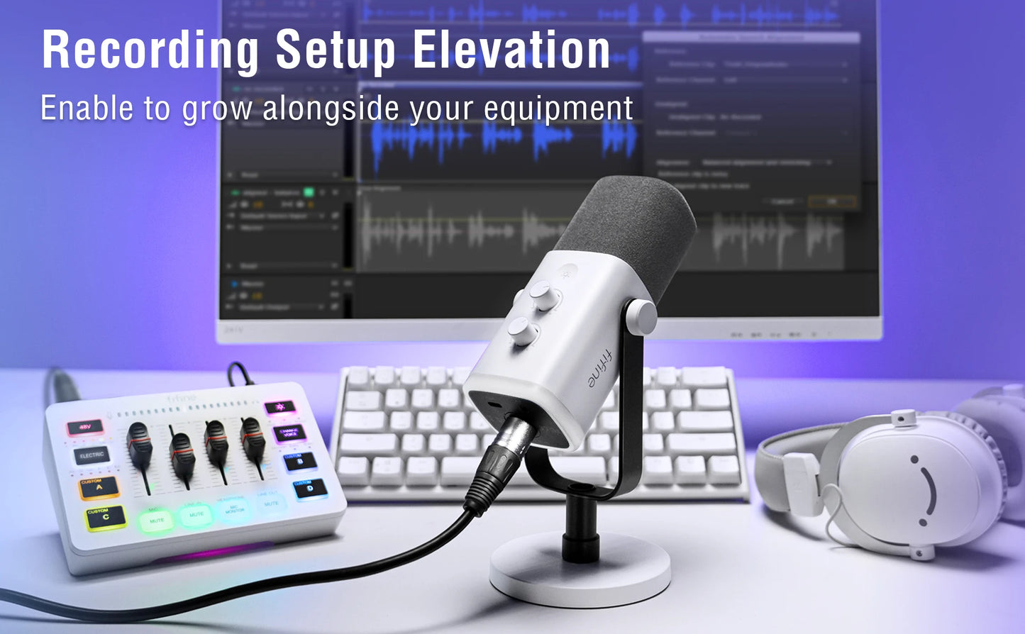 FIFINE RGB Streaming Podcast Kit: Elevate Your Gaming and Streaming Experience