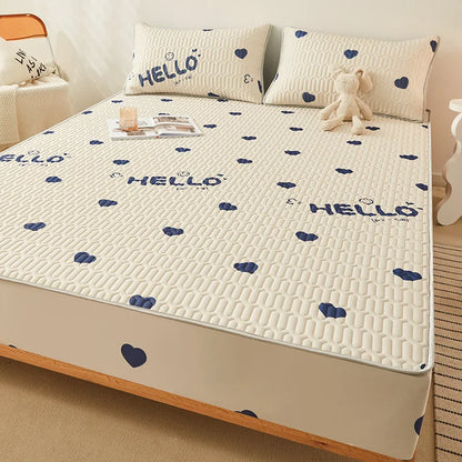 Transform Your Sleep with Our Cooling Summer Bed Mat & Pillowcase Set