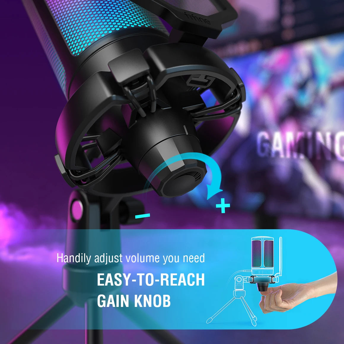 Enhance Your Streaming Experience with the FIFINE USB Gaming Microphone