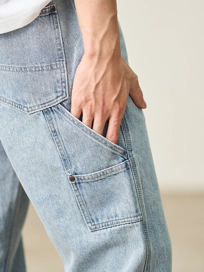 SIMWOOD 11oz Loose Relax Logging Jeans