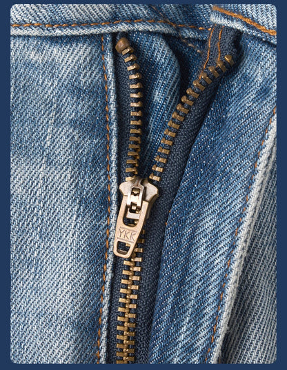 SIMWOOD High Standard Loose Straight 14.3oz Selvedge Denim Jeans