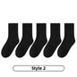 Cotton Sport Socks – 5 Pairs (Ages 3–13) (5 colours available) Habicare