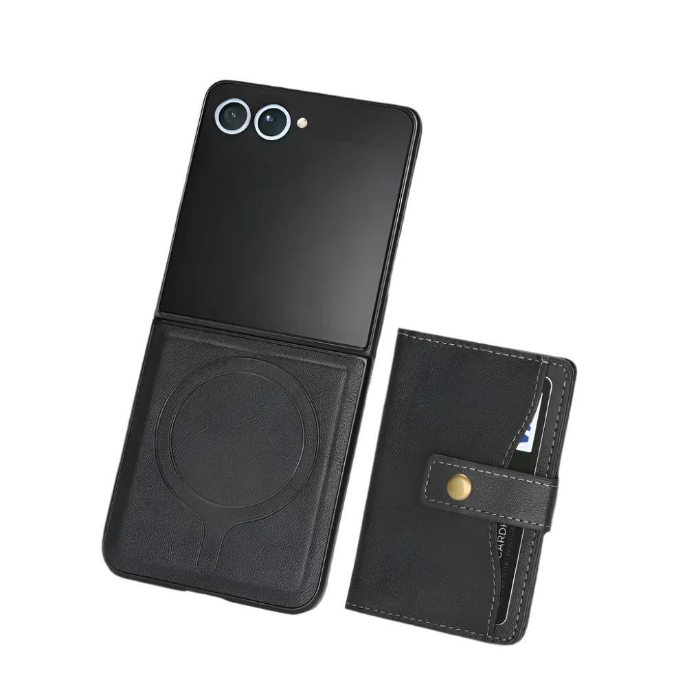 Wallet Leather Case for the Samsung Galaxy Z Flip7 (4 colours available) Habicare
