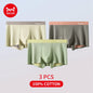 MiiOW Silky Soft Men’s Underwear - 3Pcs Cotton Antibacterial Boxer Shorts - ShopHub