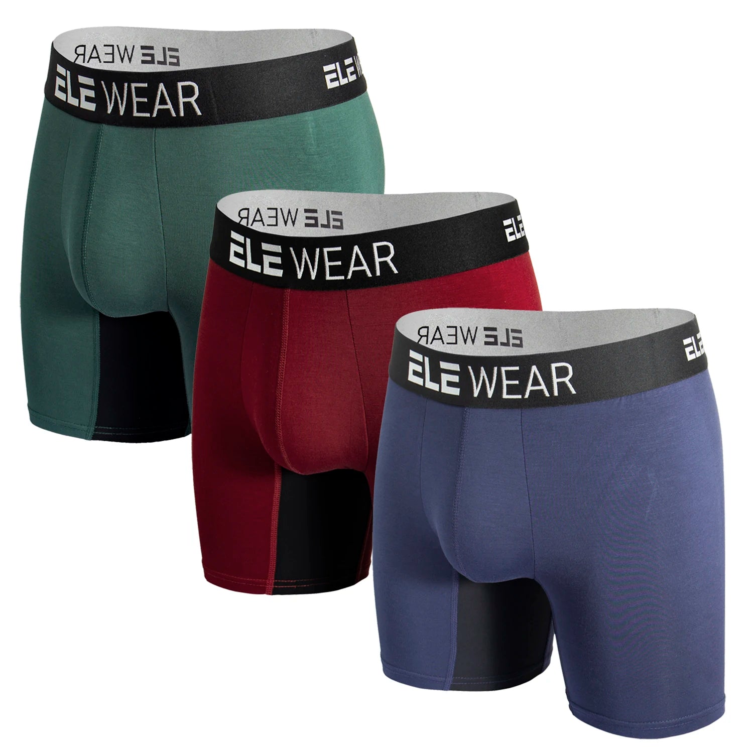 Bamboo Men's Sports Underwear - Long Moisture-Wicking Boxer Briefs for Men - ShopHub