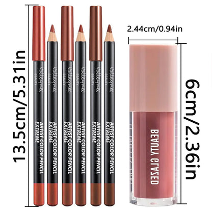 4 PCS/SET Lip Combo Set