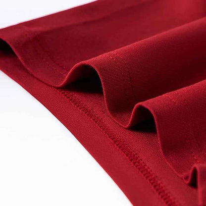 MiiOW 3Pcs Cotton Men Underwear Boxers 10A Antibacterial Crotch Men's Panties Breathable Man Underpants Lucky Red Boxers Briefs