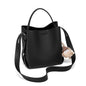 FOXER Soft Leather Bucket Bag for Women Simple Genuine Leather Shoulder Bag Female Casual Handbag Daily Work Crossbody Purse