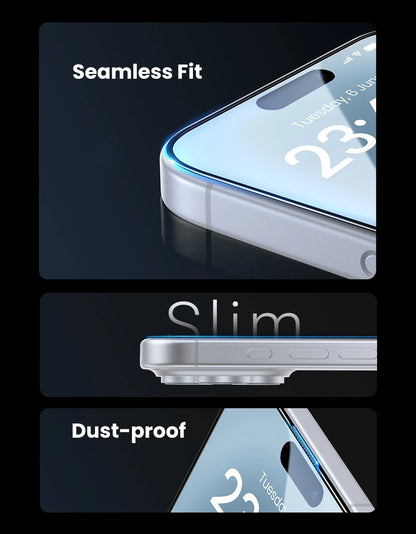 UGREEN 9D Full Cover Tempered Glass Screen Protector for iPhone 17 Pro Max