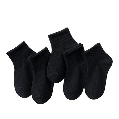 5 Pairs of Cotton Socks – For Boys & Girls (1–12 Years) Habicare