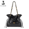 FOXER Luxury Genuine Leather Shoulder Bag