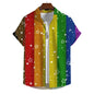 Men’s 3D Print Rainbow Shirt (10 different designs available) Habicare