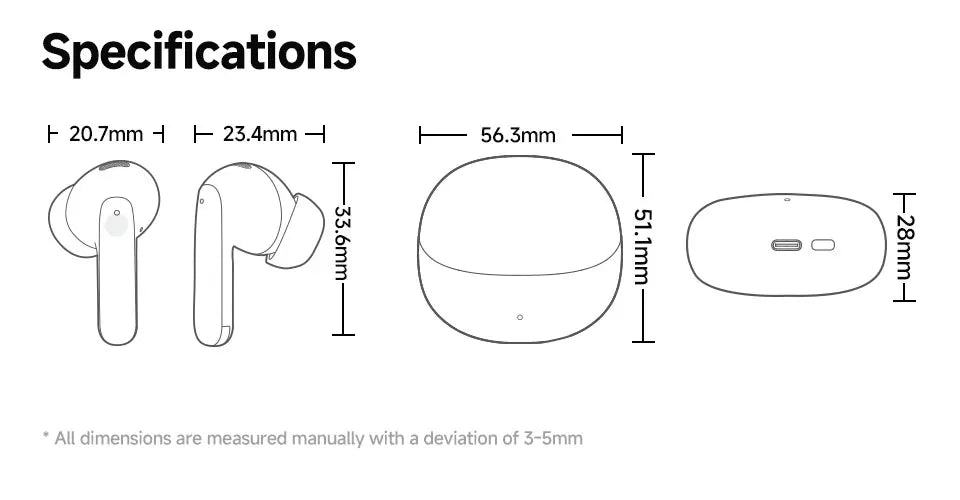 QCY MeloBuds Pro Earphones with 46dB ANC, Hi-Res LDAC, Bluetooth 5.3, 6 Mic Multipoint Connection, In-Ear Detection - ShopHub