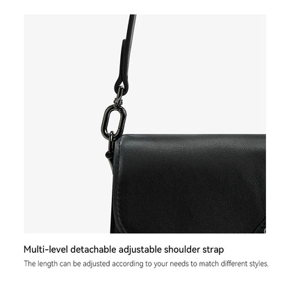 BAFELLI Full-Leather Square Shoulder Bag