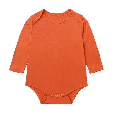 Kids Tales Little Calm Bamboo-Blend Long-Sleeve Baby Romper