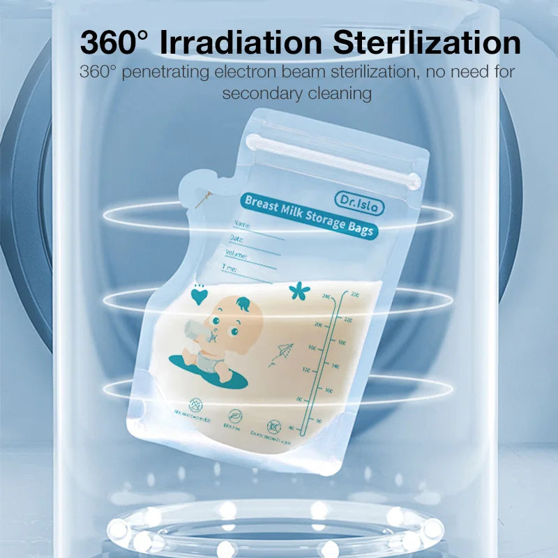 Dr.Isla 250ml/30Pcs Breast Milk Storage Bags