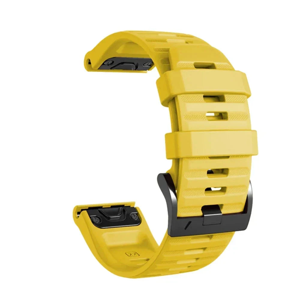 QuickFit Silicone Strap for the Garmin Flagship Models (2 sizes & 46 colours available) Habicare